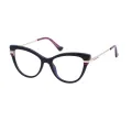 Brook - Cat-eye Black Glasses for Women