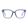Beryl - Square Gray-purple Glasses for Men & Women