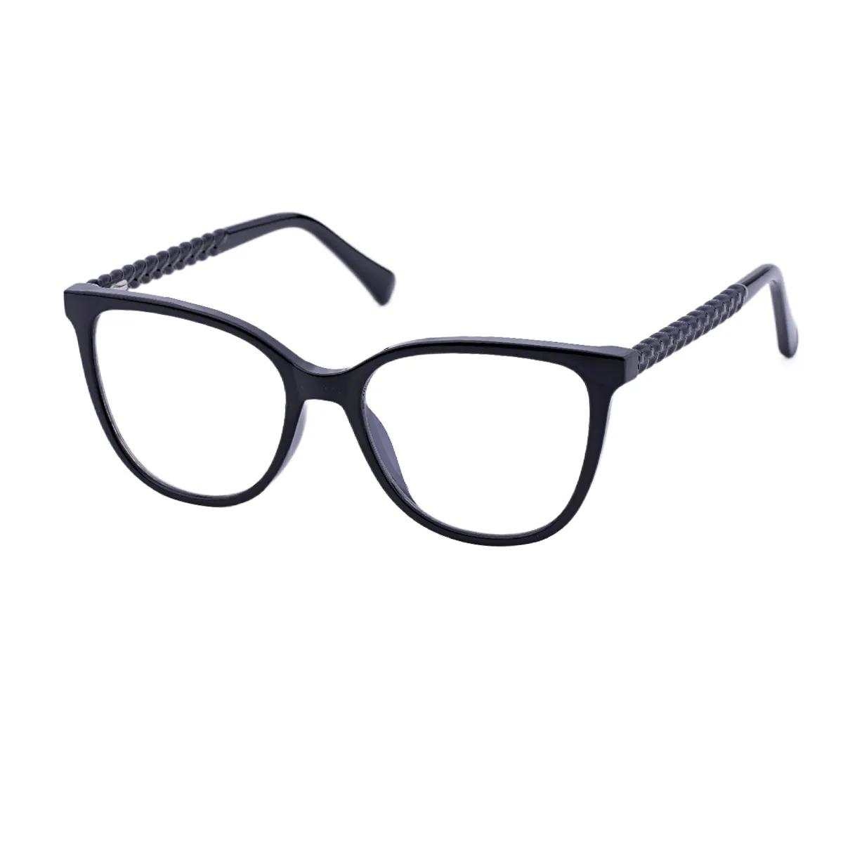 Alyssa - Cat-eye Black Glasses for Women - EFE
