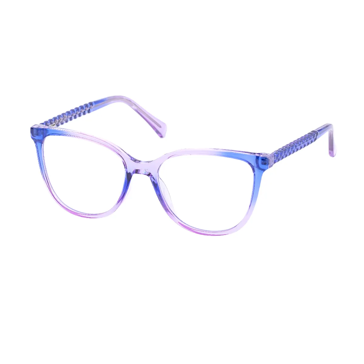 Alyssa - Cat-eye Purple/Blue Glasses for Women