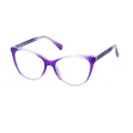 Betsy - Cat-eye Transparent Purple Glasses for Women
