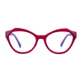 Celeste - Geometric Transparent Wine Glasses for Women