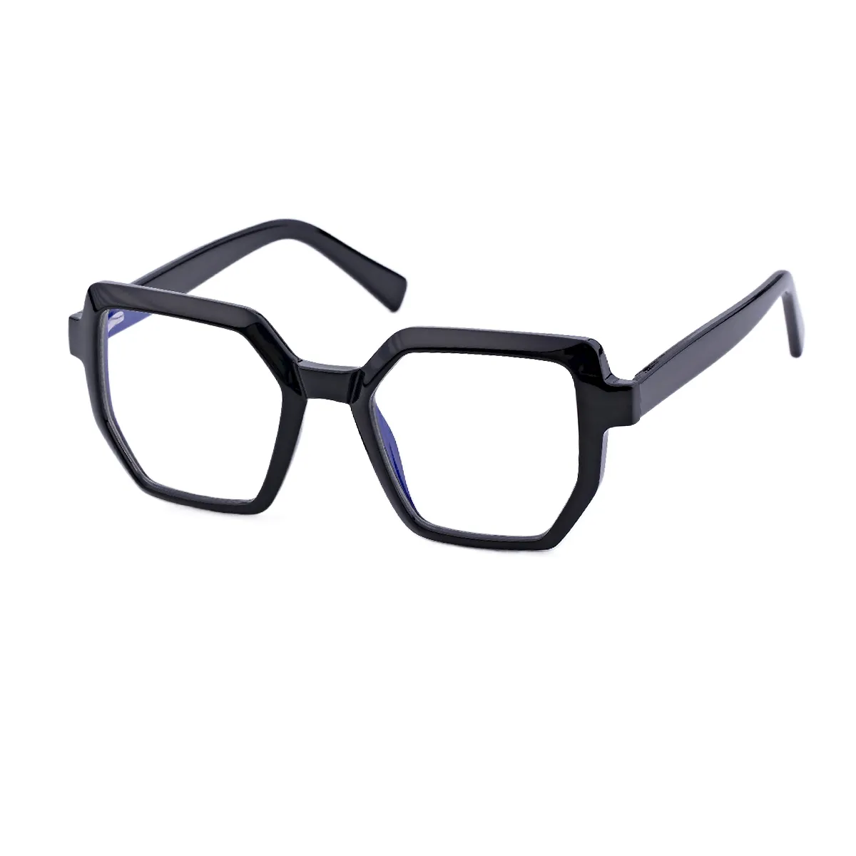 Fashion Geometric Black Eyeglasses for Women