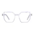 Gemma - Geometric Translucent Glasses for Women