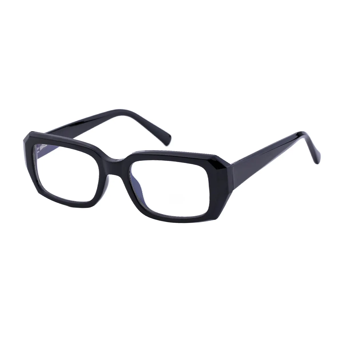 Hermosa - Rectangle Black Glasses for Women
