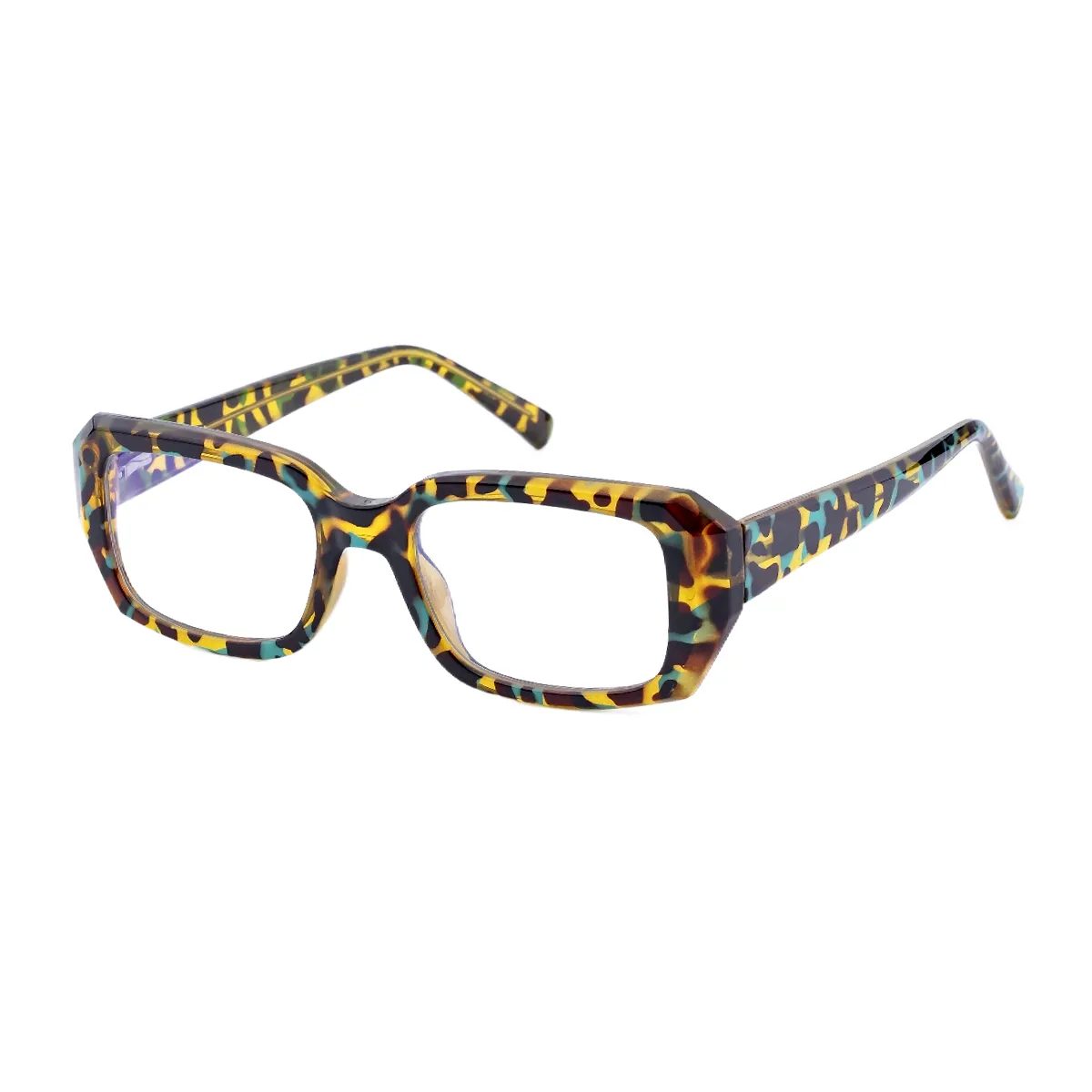 Hermosa - Rectangle Tortoiseshell Glasses for Women - EFE