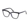 Natividad - Square Black-Gray Glasses for Women