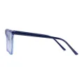 Odelia - Geometric Blue Glasses for Women