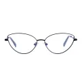 Selena - Oval Black Glasses for Women