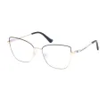 Eudora - Cat-eye Gold/Black Glasses for Women