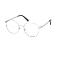 Faithe - Round Silver/Tortoiseshell Glasses for Women