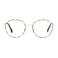 Faithe - Round Gold/Tortoiseshell Glasses for Women