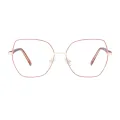 Quintina - Square Gold Glasses for Women