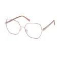 Quintina - Square Gold Glasses for Women