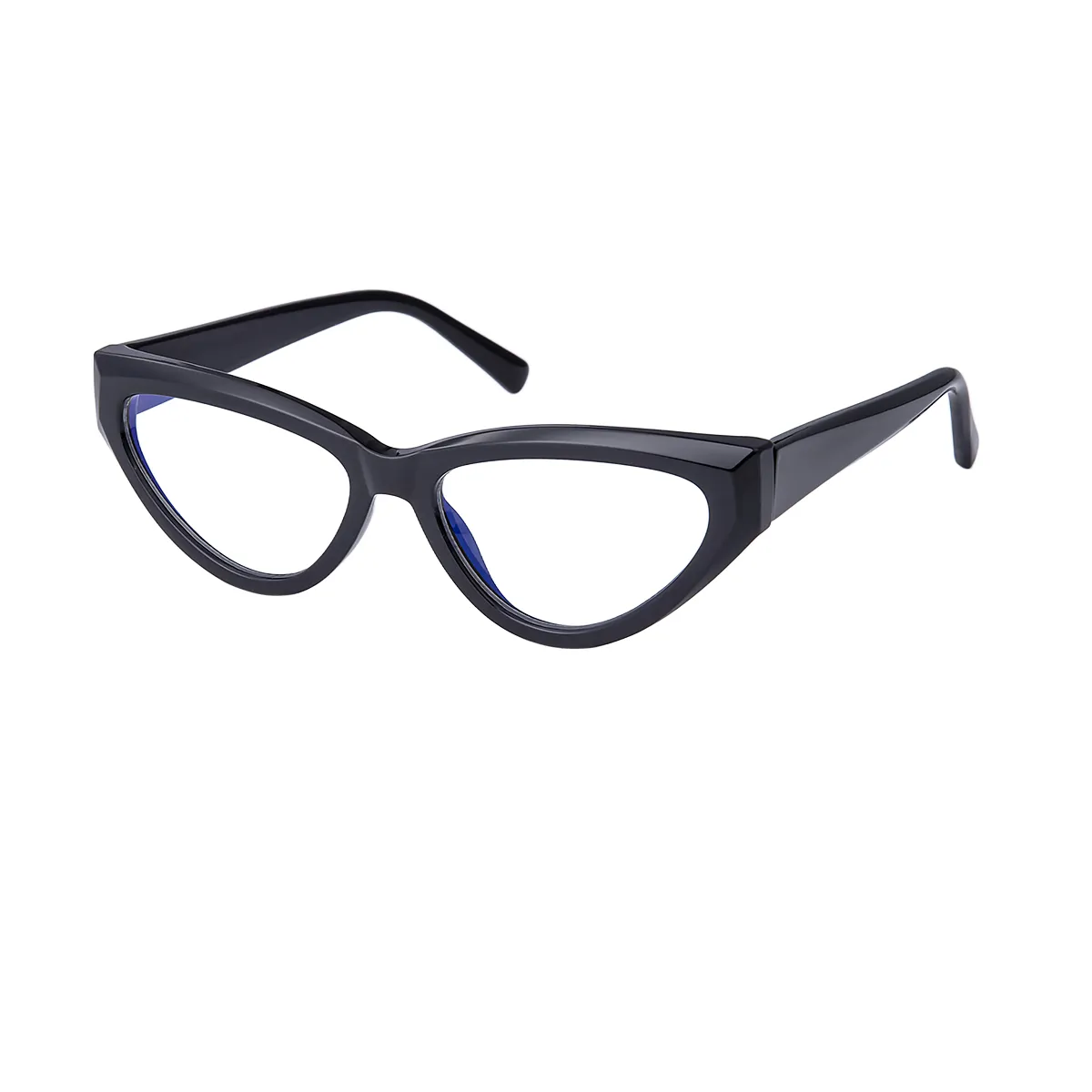 Classic Cat-eye Black Eyeglasses for Women & Men