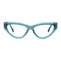 Paula - Cat-eye Green Glasses for Women
