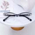 Octavia - Cat-eye Translucent Gray Glasses for Women