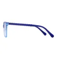 Octavia - Cat-eye Blue Glasses for Women