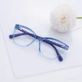 Octavia - Cat-eye Blue Glasses for Women