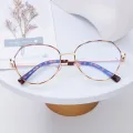 Novia - Geometric Gold Glasses for Women