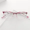 Benny - Cat-eye Purple-Tortoiseshell Glasses for Women