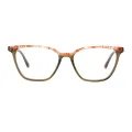 Kary - Cat-eye Tea-Green Glasses for Women