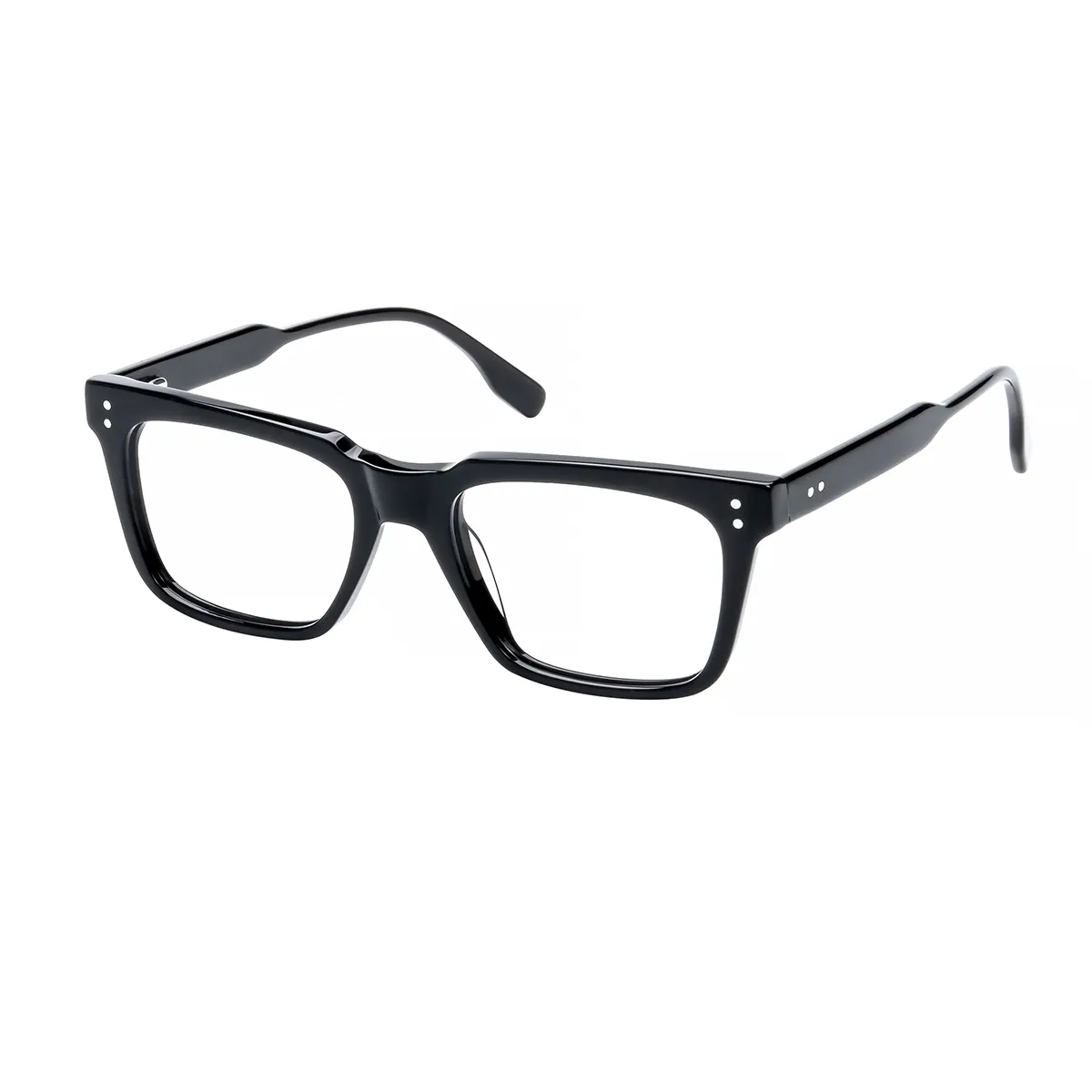 Ruio - Square Black Glasses for Men