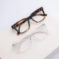 Ruio - Square Translucent Glasses for Men