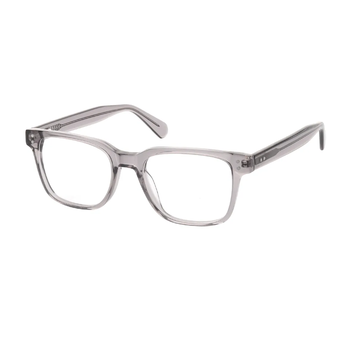 Cecilia - Square Grey Glasses for Women