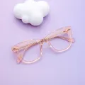 Tilis - Cat-eye Cream Glasses for Women