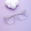 Tilis - Cat-eye Translucent Glasses for Women