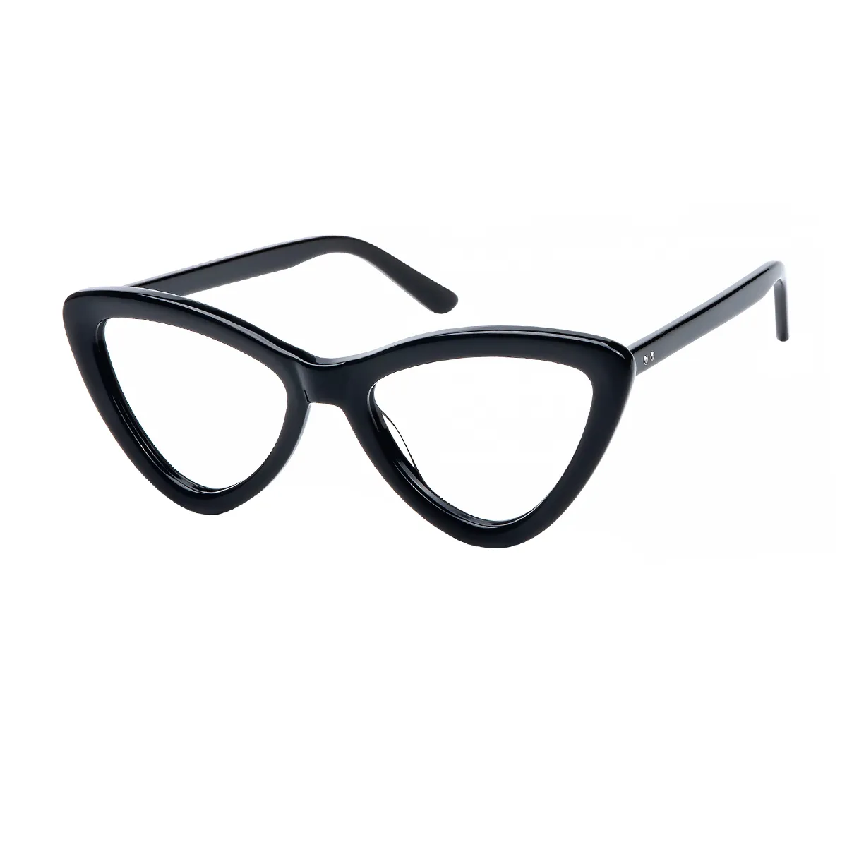 Ciou - Cat-eye Black Glasses for Women - EFE