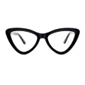 Ciou - Cat-eye Black Glasses for Women