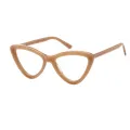 Ciou - Cat-eye Light Brown Glasses for Women