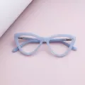 Ciou - Cat-eye Light Blue Glasses for Women