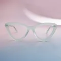 Ciou - Cat-eye Light Green Glasses for Women