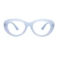 Jossi - Cat-eye Light Blue Glasses for Women