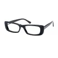 Umi - Rectangle Black Glasses for Men & Women