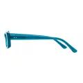 Umi - Rectangle Blue Glasses for Men & Women
