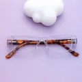 Umi - Rectangle Translucent Glasses for Men & Women