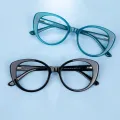 Jen - Cat-eye Blue Glasses for Women