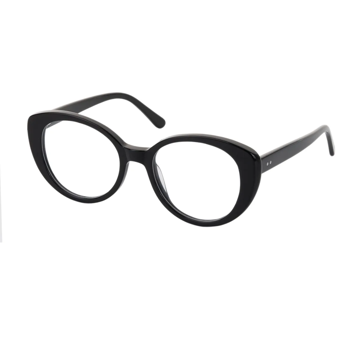 Jen - Cat-eye Black Glasses for Women - EFE