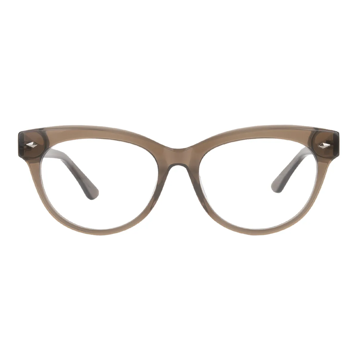 Kitz - Cat-Eye Gray Glasses for Women