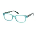 York - Rectangle Blue-Tortoiseshell Glasses for Men & Women