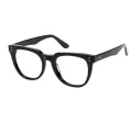 Dara - Square Black Glasses for Men & Women