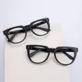 Dara - Square Black Glasses for Men & Women
