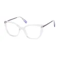 Julian - Cat-eye Translucent Purple Glasses for Women