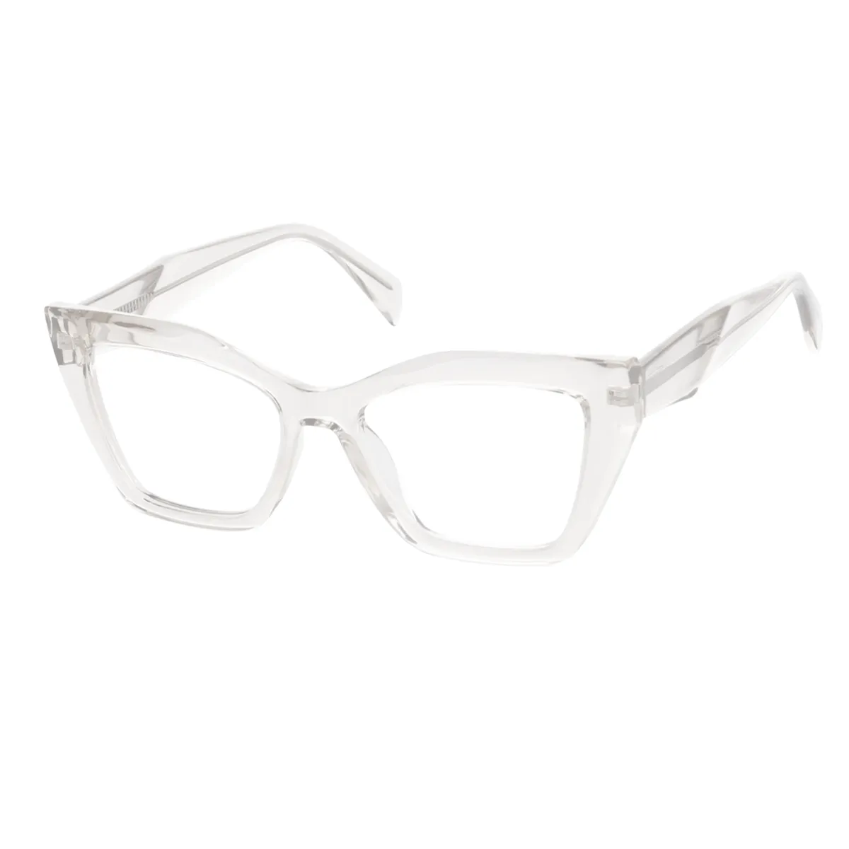 Panthera - Cat-eye Translucent Glasses for Women - EFE