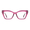 Panthera - Cat-eye Pink Glasses for Women