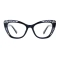 Sum - Cat-eye Black Glasses for Women